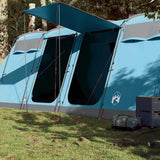 Tenda tunnel Vidaxl per la famiglia 8 persone impermeabili blu