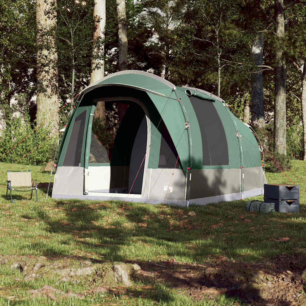 Vidaxl Tunnel tent 3-person Waterproof Green