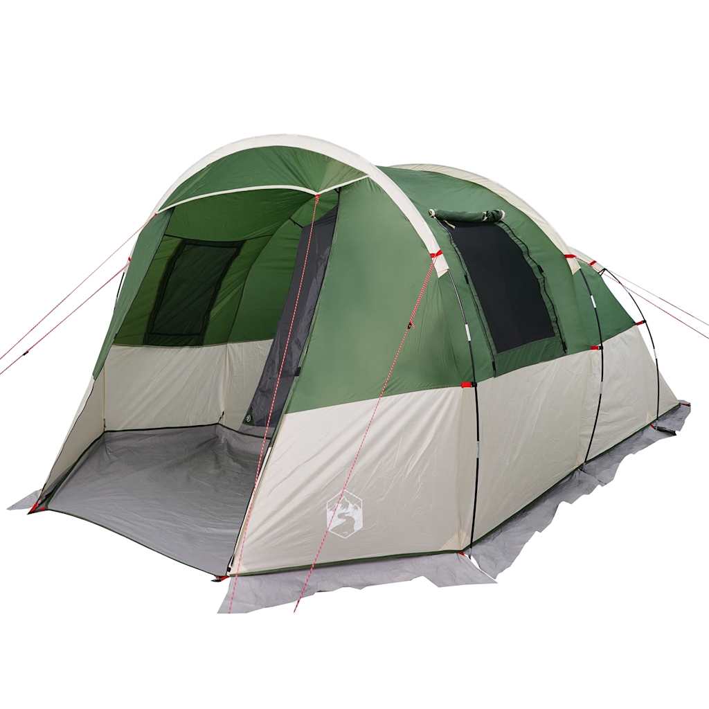 Vidaxl Tunnel Tent à 4 personnes étanche verte