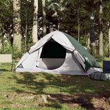 Vidaxl Dome Tent Green impermeabile per 4 persone