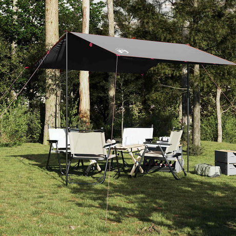 Vidaxl kampeerluifel waterdicht 300x294 cm grijs en oranje
