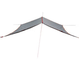 Vidaxl Camping Canopy Waterproof 360x294 cm grå och orange