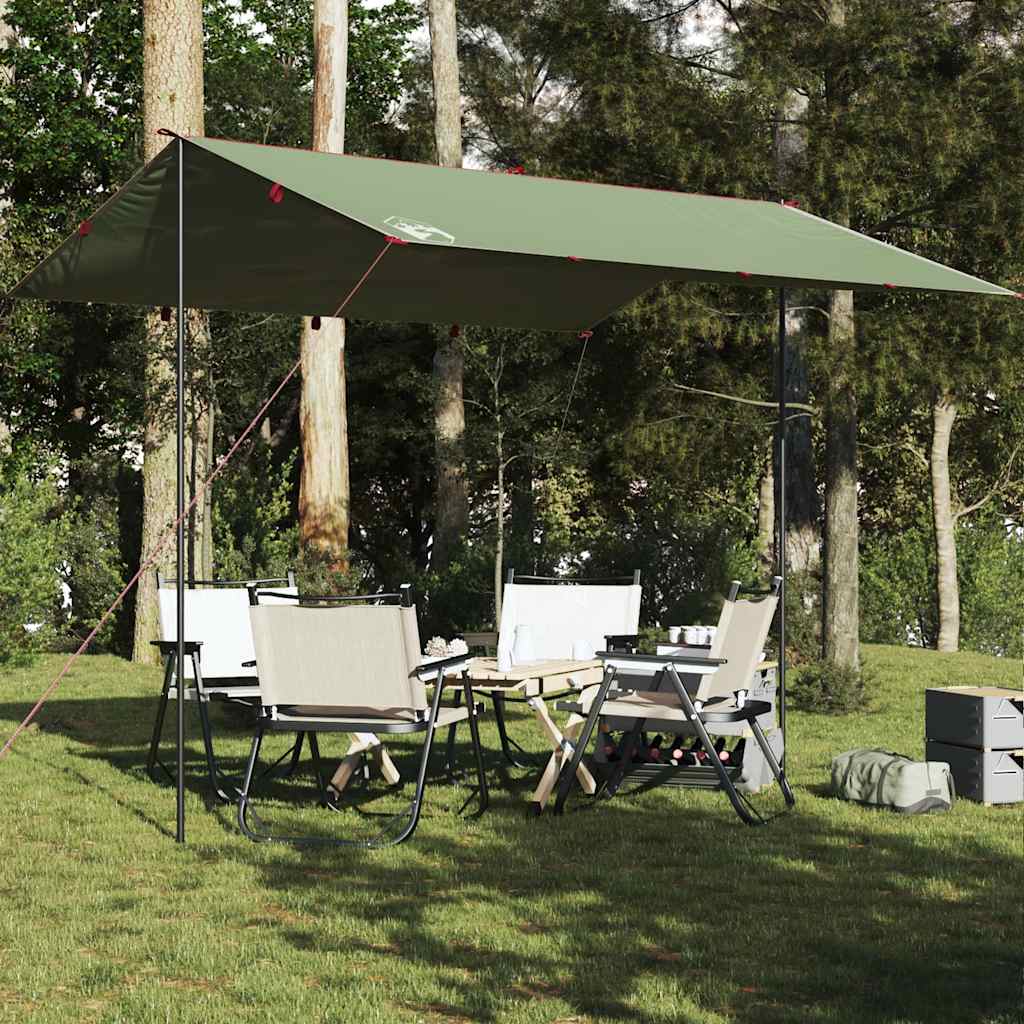 Vidaxl Camping auvent étanche 360x294 cm vert