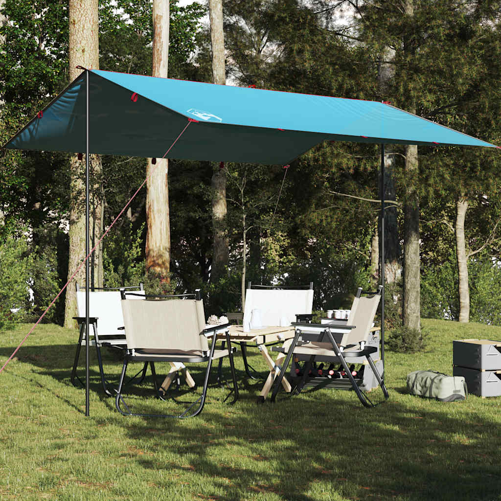 Vidaxl Camping Camping Waterproof 360x294 cm niebieski