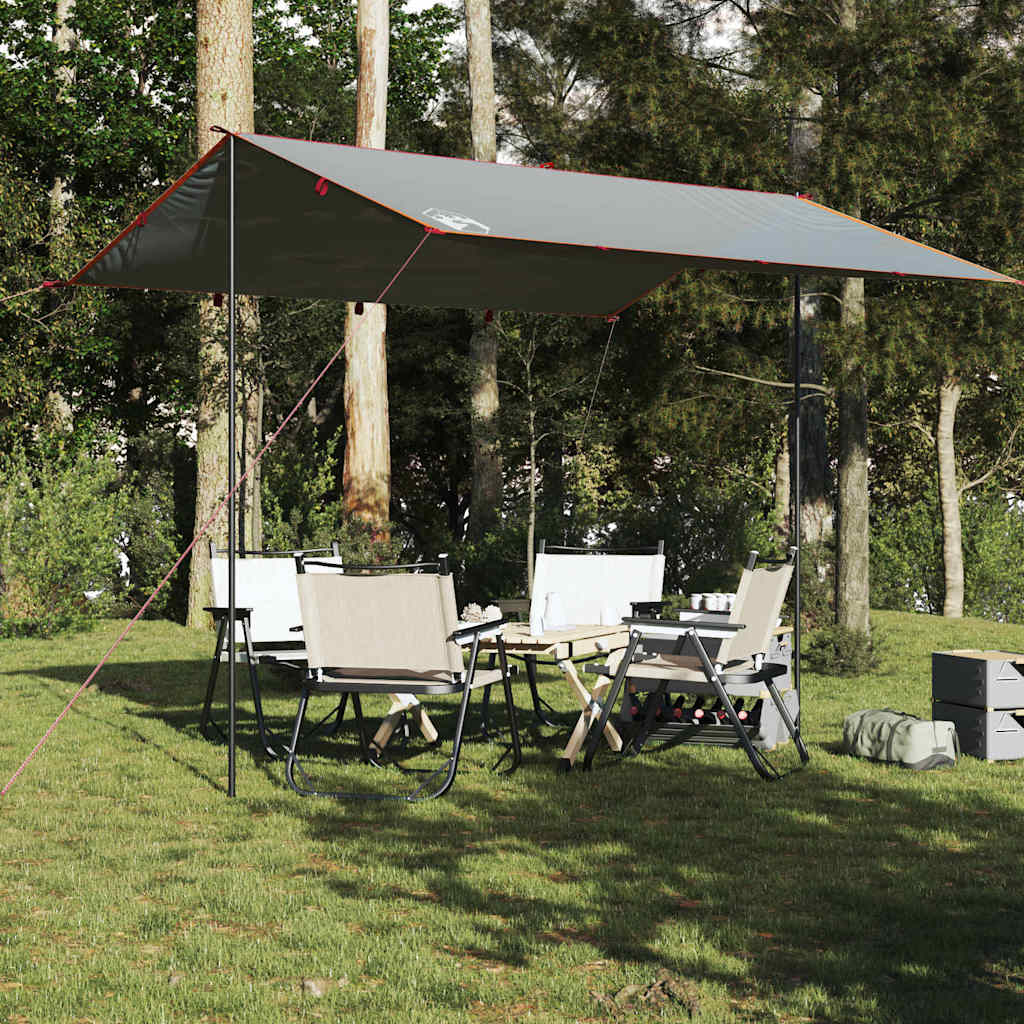 Vidaxl Camping Canopy Waasserdicht 360x294 cm Grey an orange