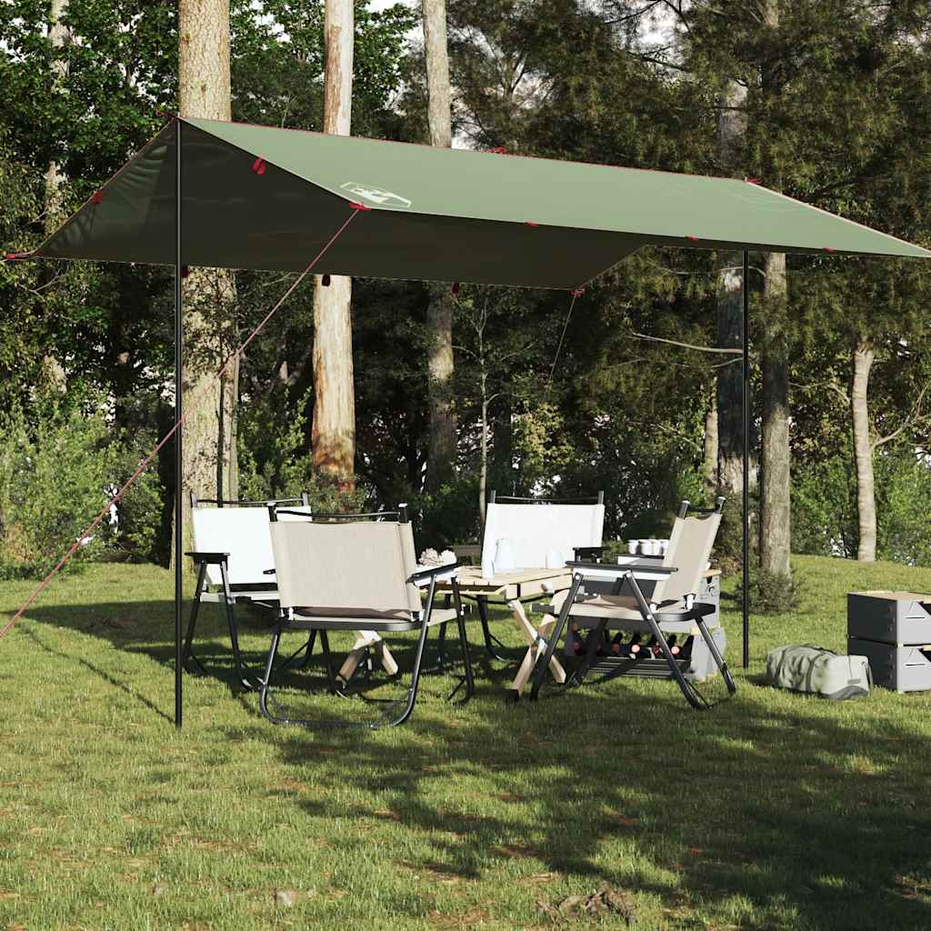 Vidaxl Camping auvent étanche 400x294 cm vert