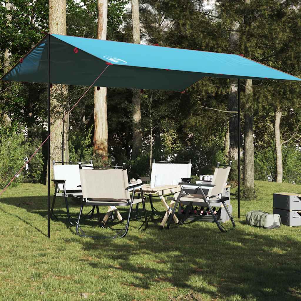 Vidaxl camping camping camping vattentät 400x294 cm blå