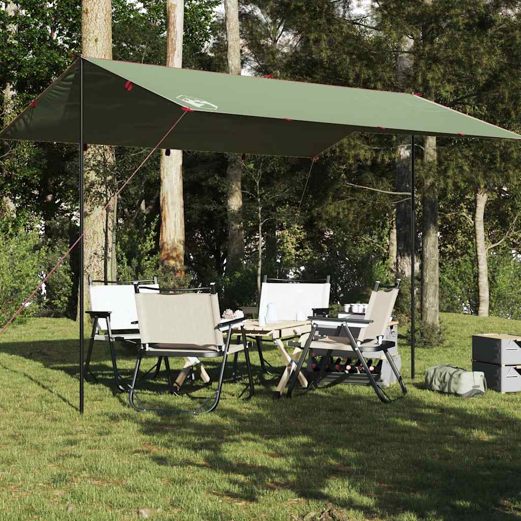 Vidaxl Camping Baldachin wasserdicht 400x294 cm Grün