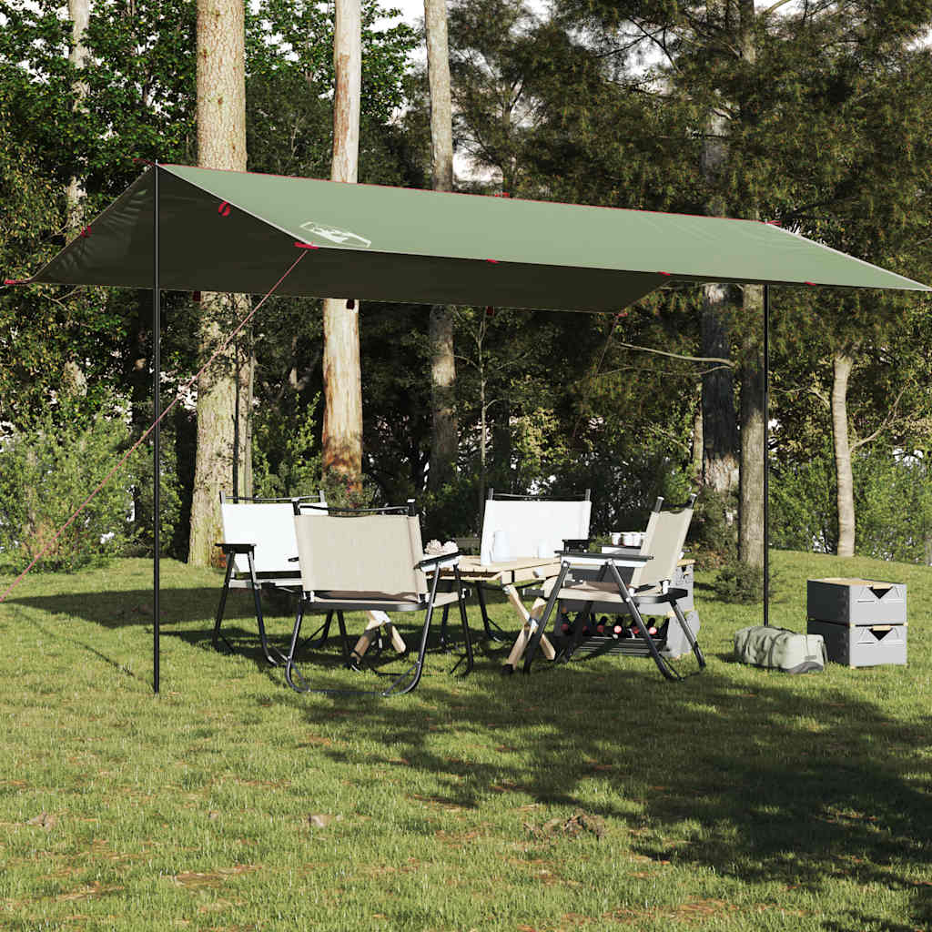 Vidaxl Camping Canopy Vandtæt 500x294 cm grøn