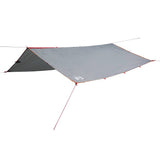 Vidaxl Camping lærred Vandtæt 500x294 cm grå og orange