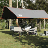 Vidaxl camping lerret vanntett 500x294 cm grå og oransje