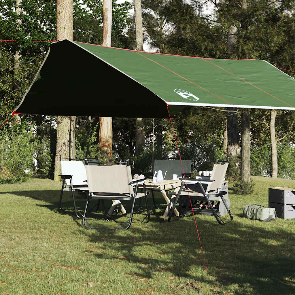 Vidaxl Camping Canopy Waterproof 420x440 cm verde