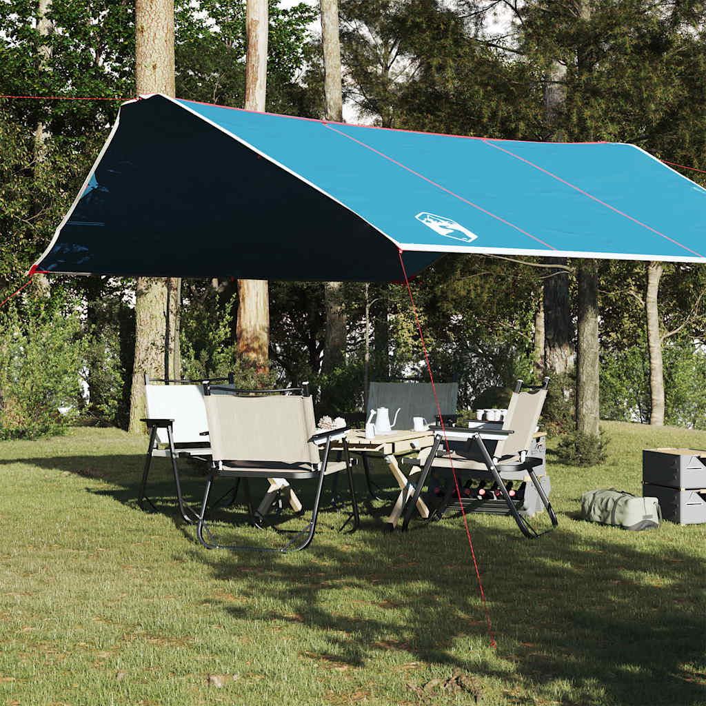 Vidaxl Camping Canopy Waterproof 420x440 cm niebieski