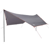 Vidaxl camping lerret vanntett 430x380x210 cm grå og oransje