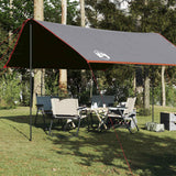 Vidaxl Camping lærred Vandtæt 430x380x210 cm grå og orange