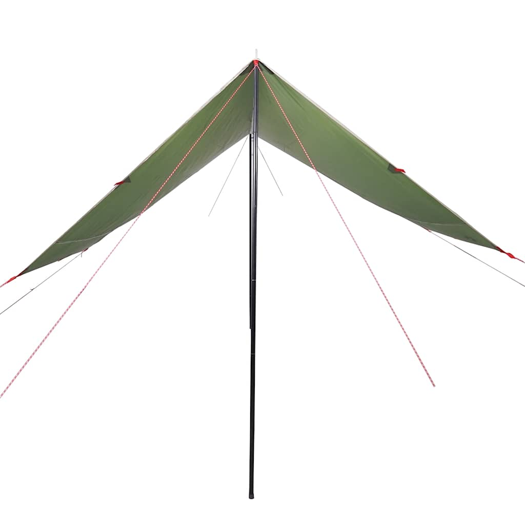 Vidaxl Camping Canopy Waterproof 430x380x210 cm zelená