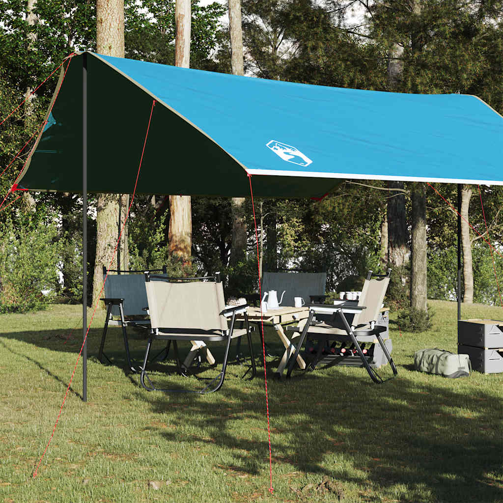 Vidaxl Camping lerret Vanntett 460x305x210 cm blå