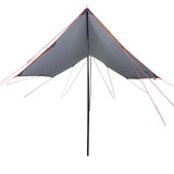 Vidaxl kampeerluifel waterdicht 460x305x210 cm oranje