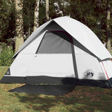 Vidaxl Dome Tent de 3 personas impermeabilizando tela blanca