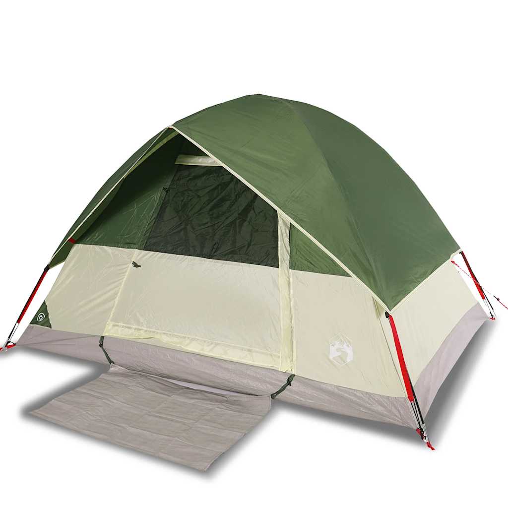 Vidaxl Dome tent 4-person waterproof green