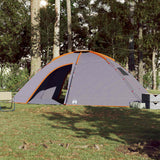 Vidaxl Tent de 8 personas Impermeable y naranja