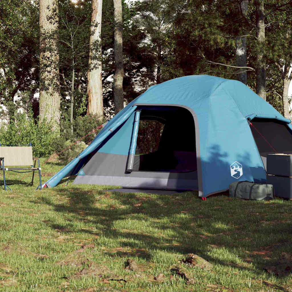 Vidaxl Dome Tent 4-osobowy wodoodporny niebieski