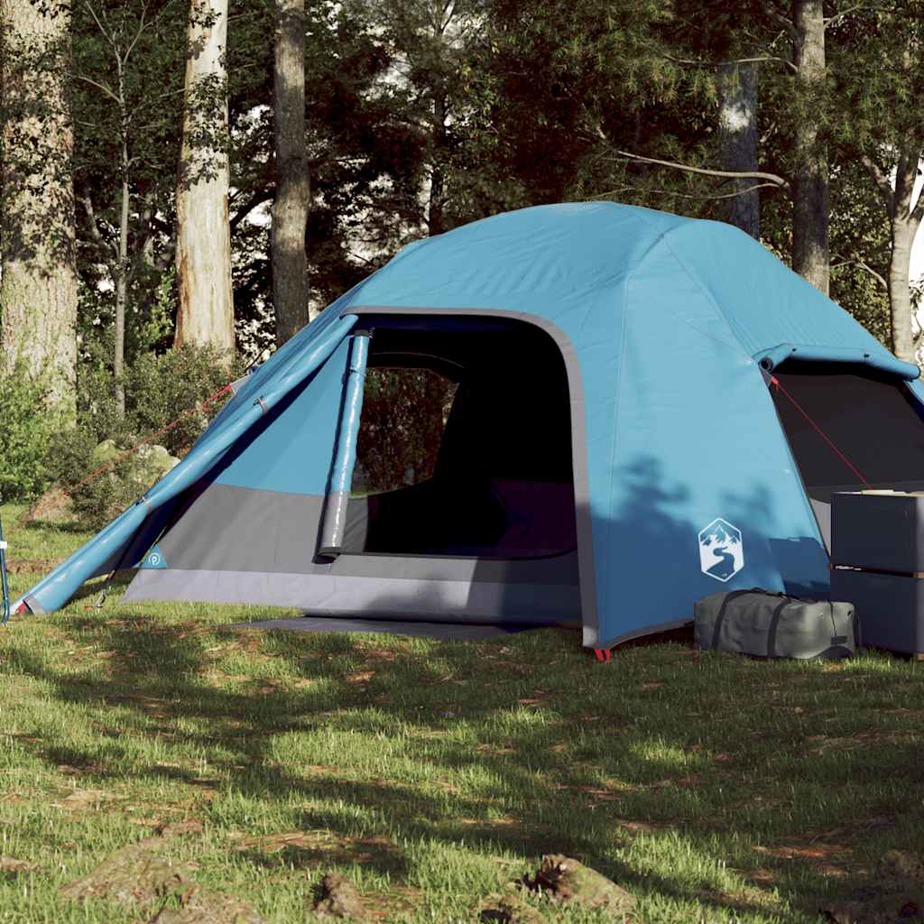 Vidaxl Dome Tent 4-Persona Blue impermeable