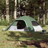 Vidaxl Dome Tenda a 6 persone impermeabile verde