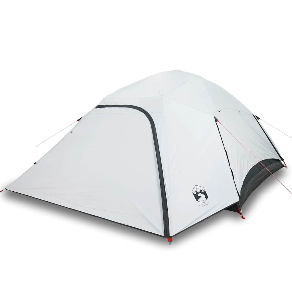 Vidaxl Dome Tent de 6 personas impermeabilizando polvo blanco