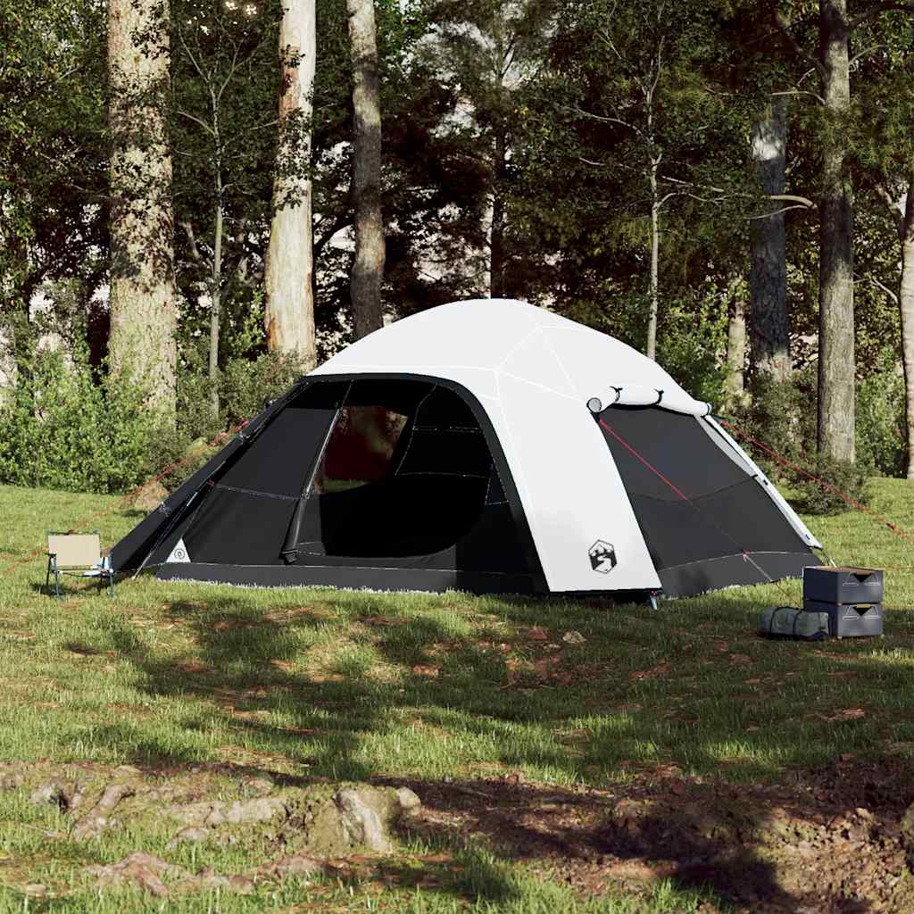 Vidaxl Dome Tent de 6 personas impermeabilizando polvo blanco