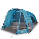 Vidaxl Camping Zelt 6-Personen wasserdicht blau