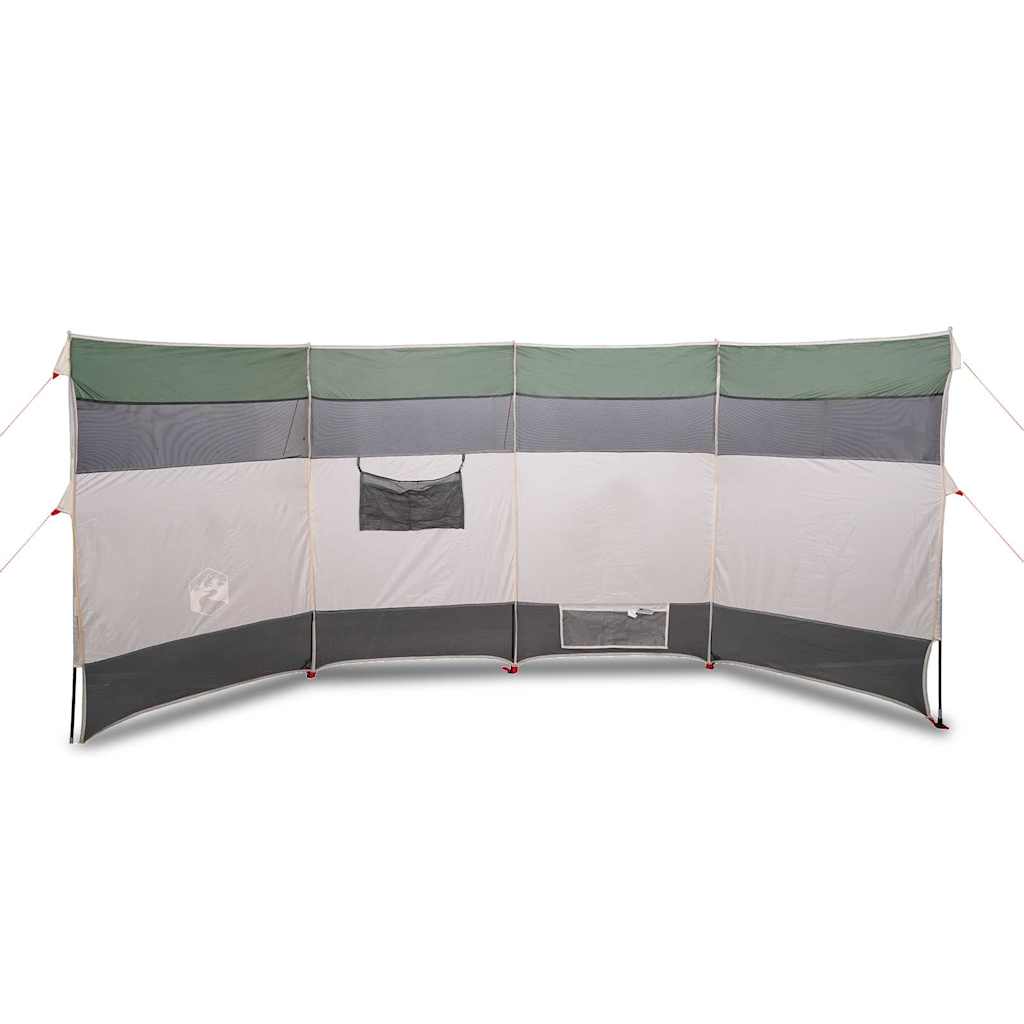 VidaXL Windshield Camping Waterproof 366x152x152 cm Green