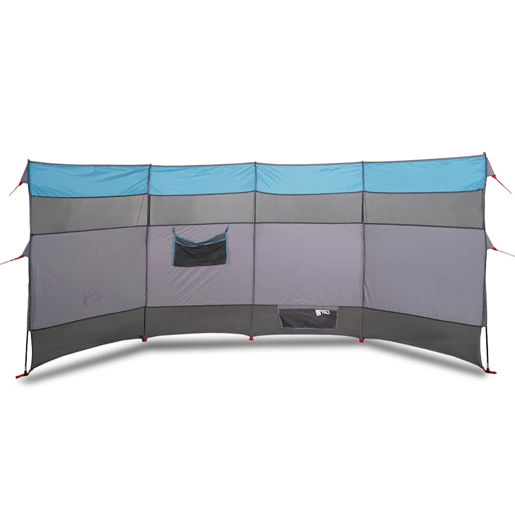 Vidaxl windscherm camping waterdicht 366x152x152 cm blauw