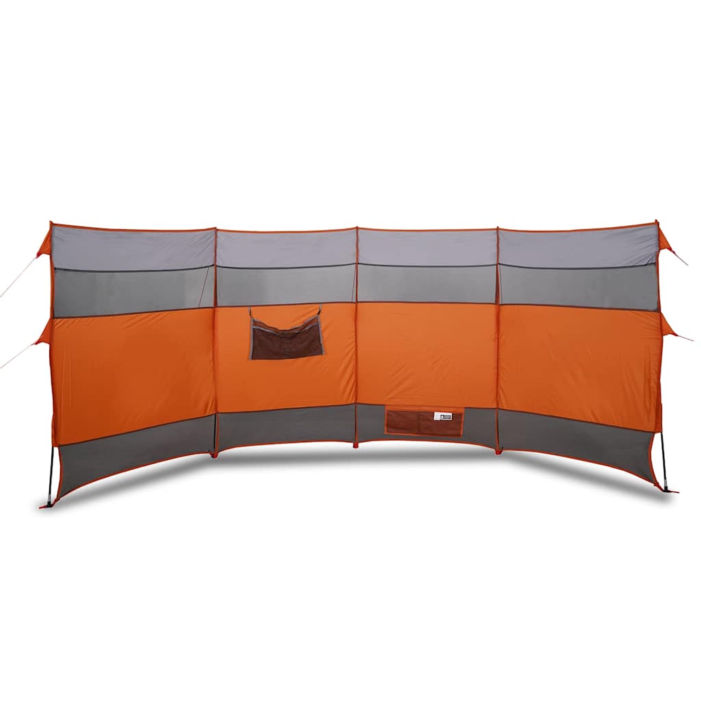 Vidaxl Windshield Camping Vandtæt 366x152x152 cm Orange