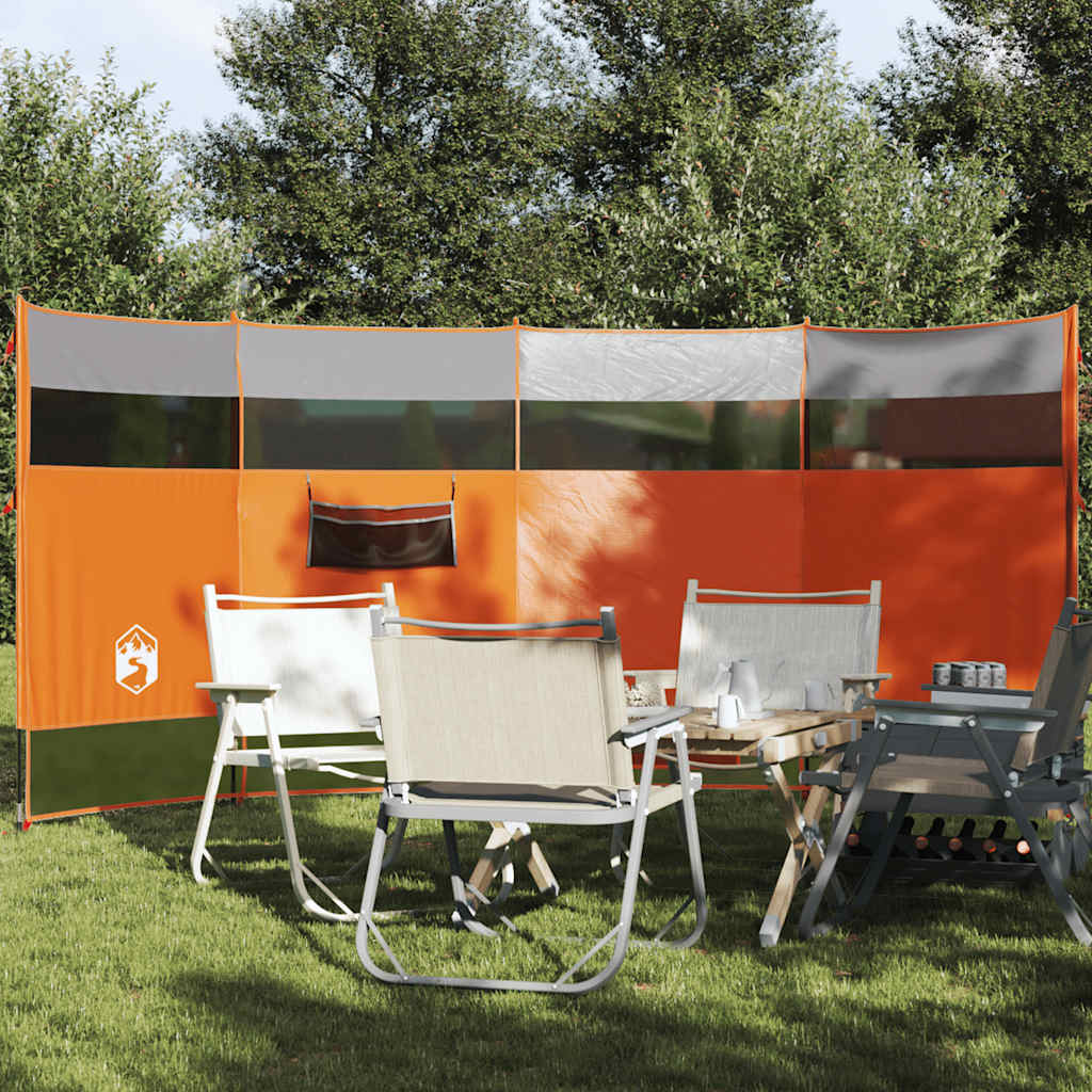 Vidaxl Camping Camping étanche 366x152x152 cm orange