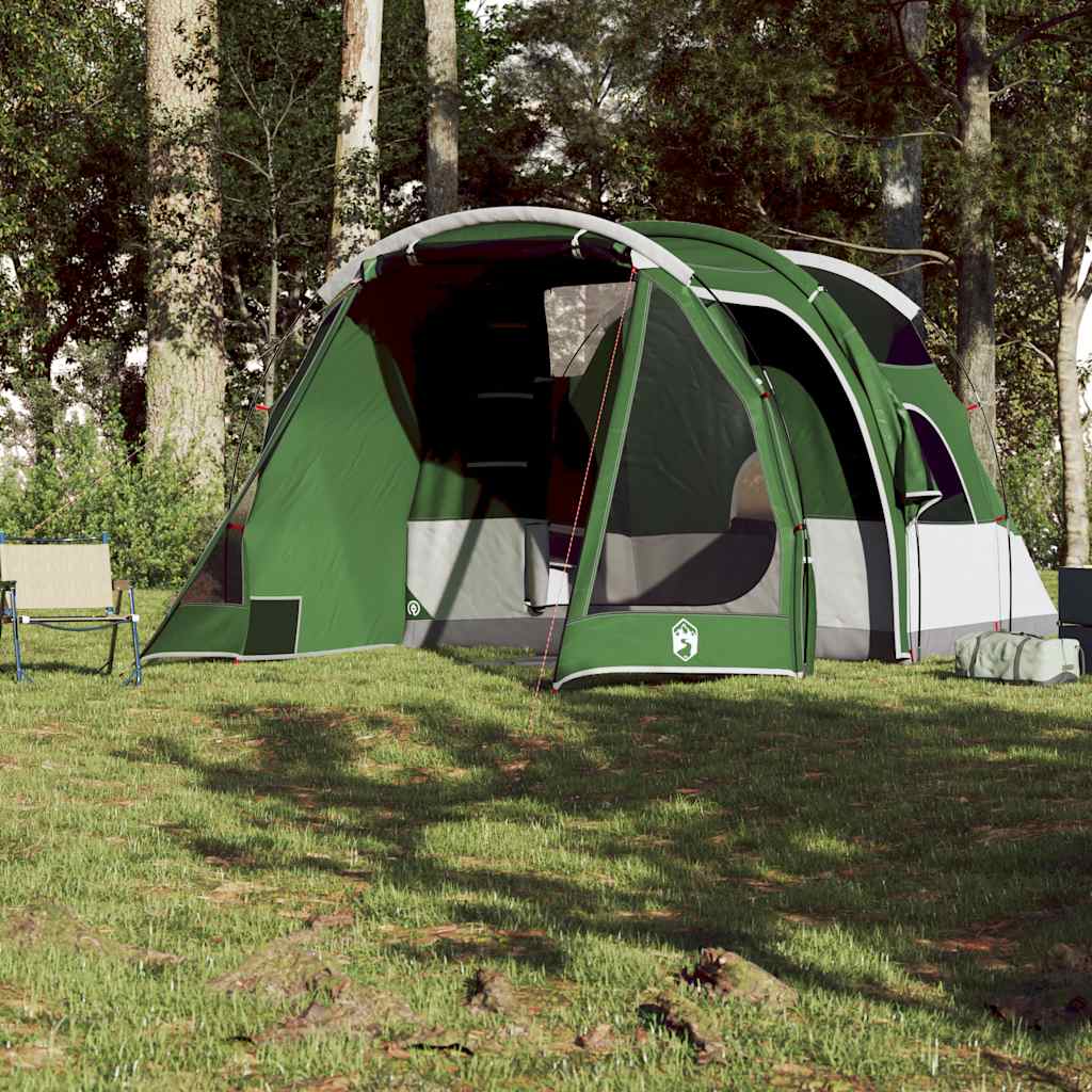 Vidaxl Tunnel Tent à 4 personnes étanche verte