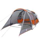 Vidaxl tunneltent 4-persoons waterdicht grijs