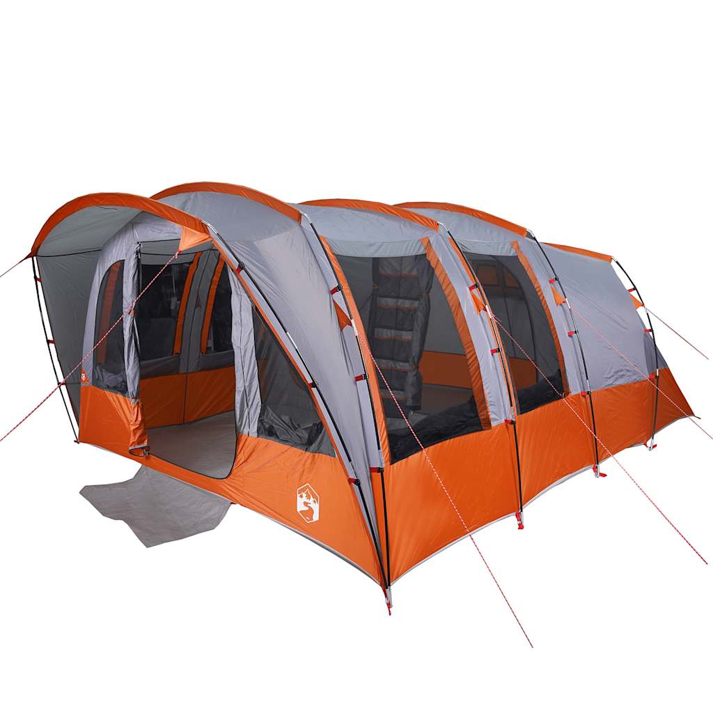 Vidaxl tunneltent 8-persoons waterdicht grijs