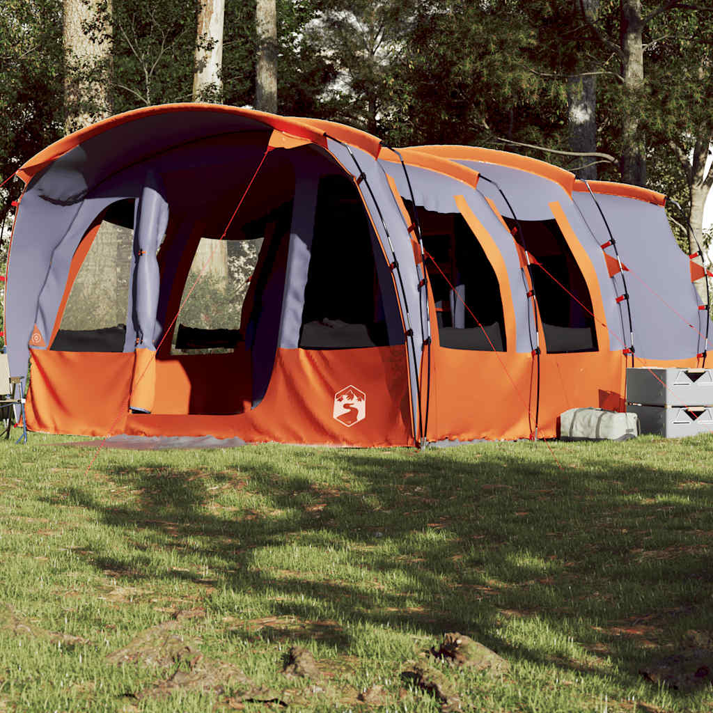 Vidaxl tunneltent 8-persoons waterdicht grijs