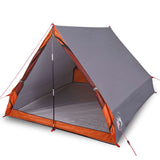 Tente Vidaxl A-Frame 2 Personne étanche gris et orange