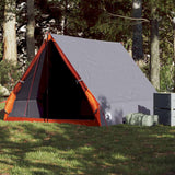 Vidaxl Tent A-Frame 2-person waterproof gray and orange