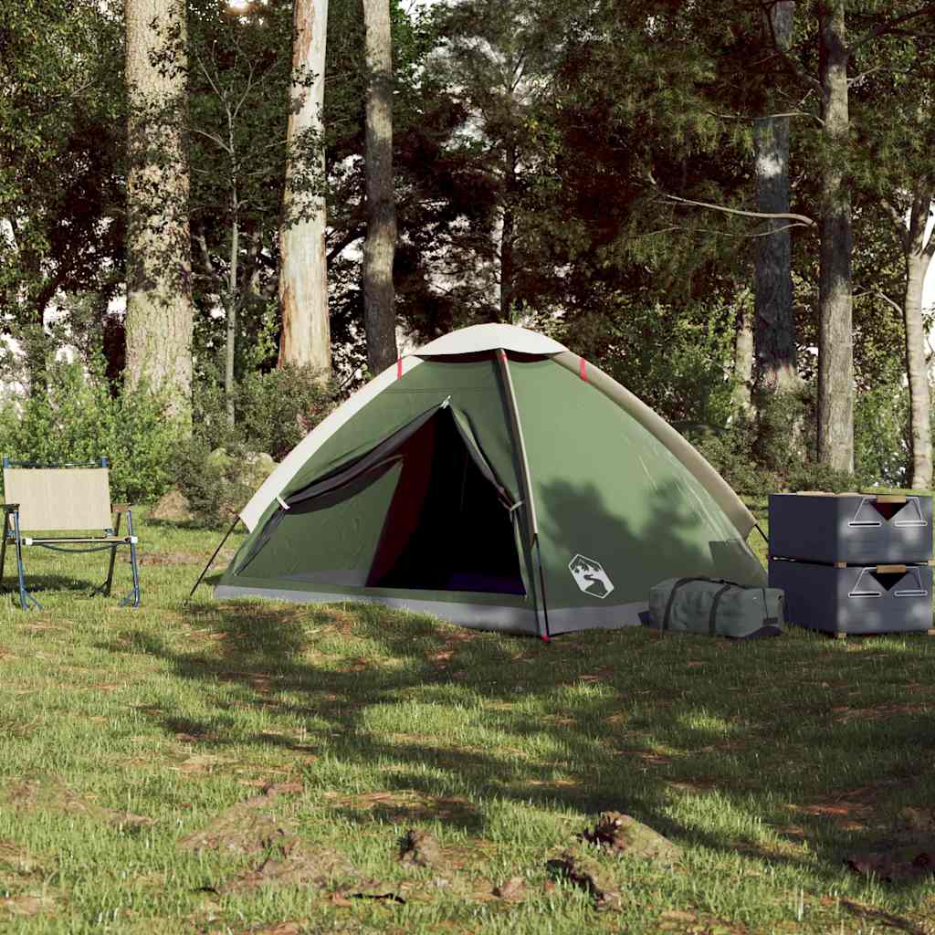 Vidaxl Dome tent 2-person waterproof green