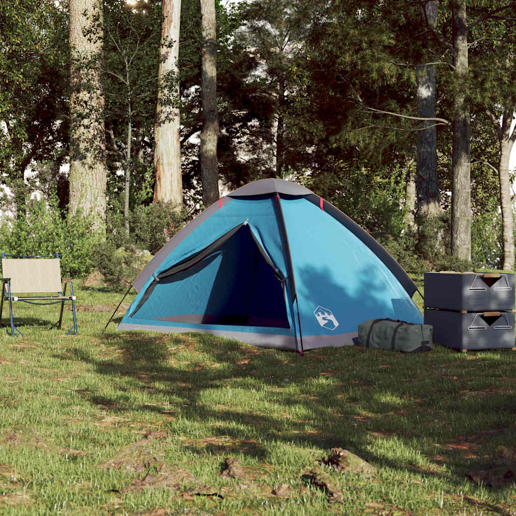 Vidaxl koepeltent 2-persoons waterdicht blauw