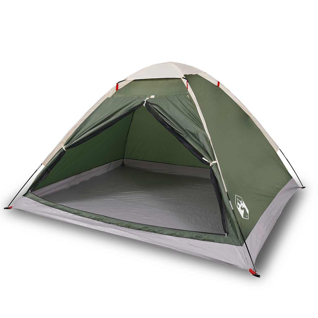 Vidaxl Dome Tent 4-Persona Green impermeable