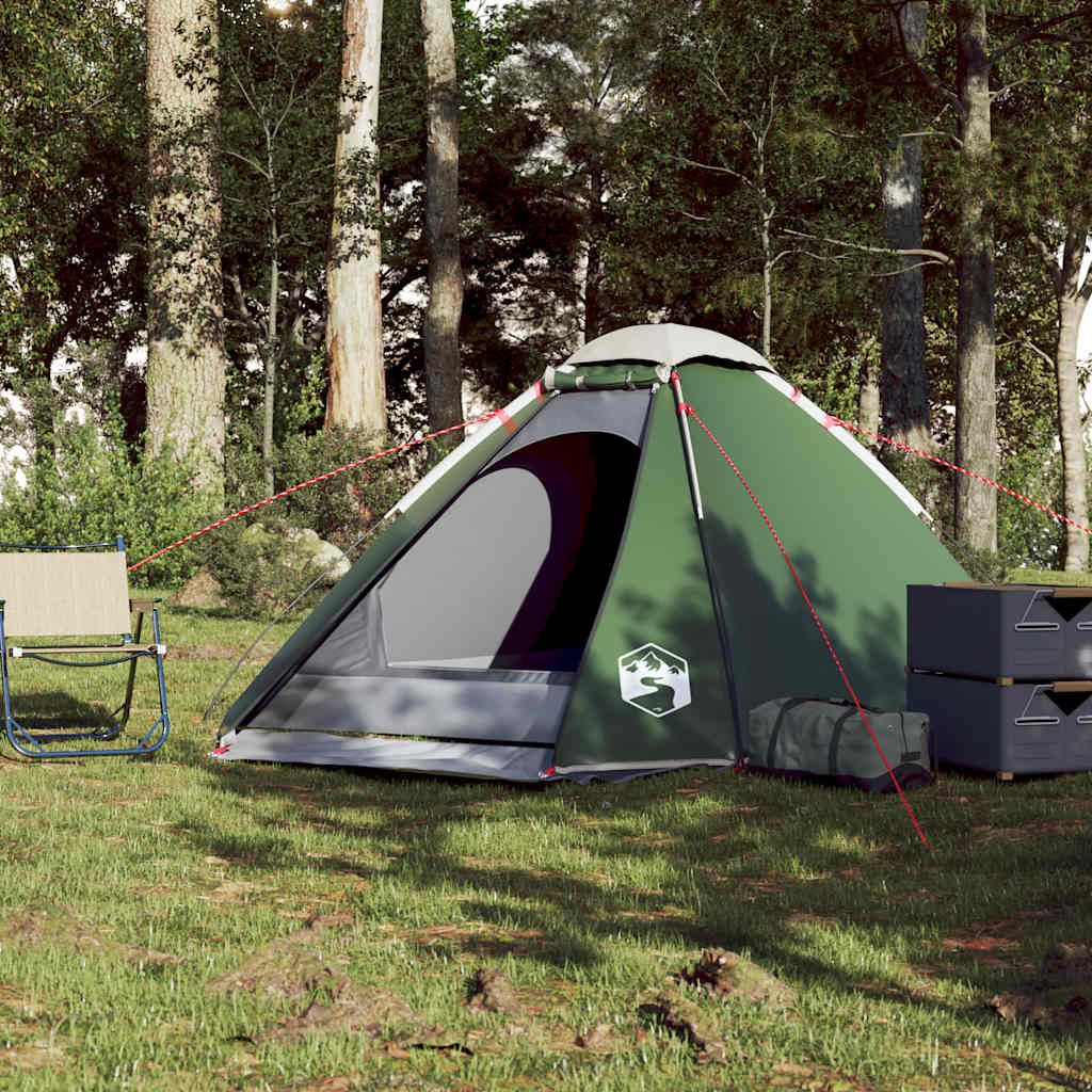 Vidaxl Dome Tent 4-osobowy wodoodporny zielony