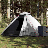 Vidaxl dome tente 4 personnes imperméables tissu damnant blanc