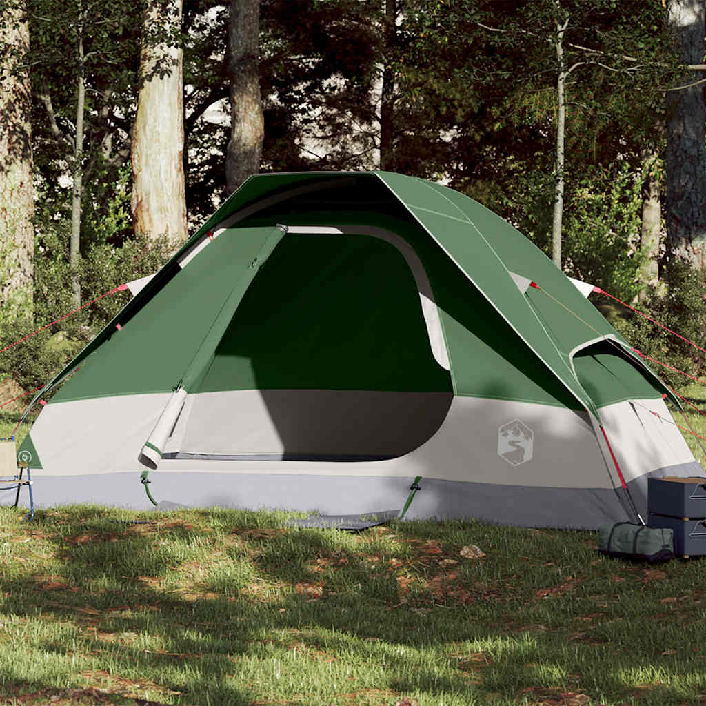 Vidaxl Dome Tent 2-osobowy wodoodporny zielony