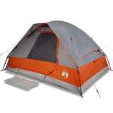 Vidaxl Dome Tent de 2 personas a prueba de agua y naranja