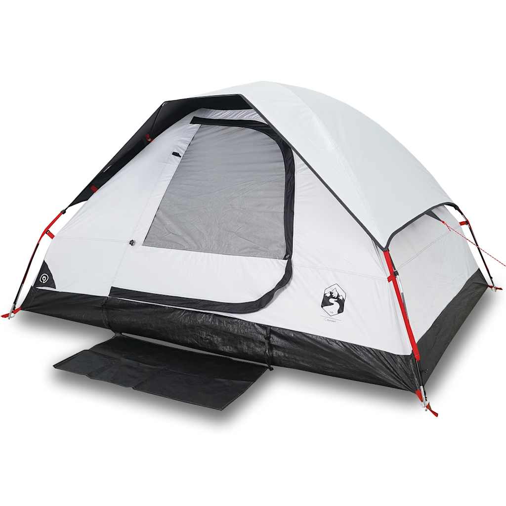 Vidaxl Dome Tent 2-osobowy wodoodporny tkaninę biały