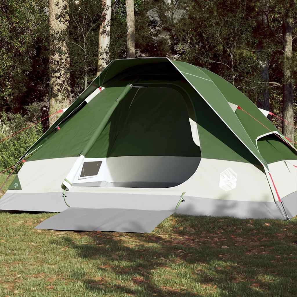 Vidaxl Dome Tent 4-Persona Green impermeable